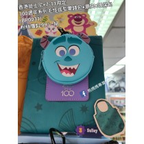 香港迪士尼 x 7-11限定 100週年系列 毛怪 造型零錢包+票夾+環保包 (BP0031)